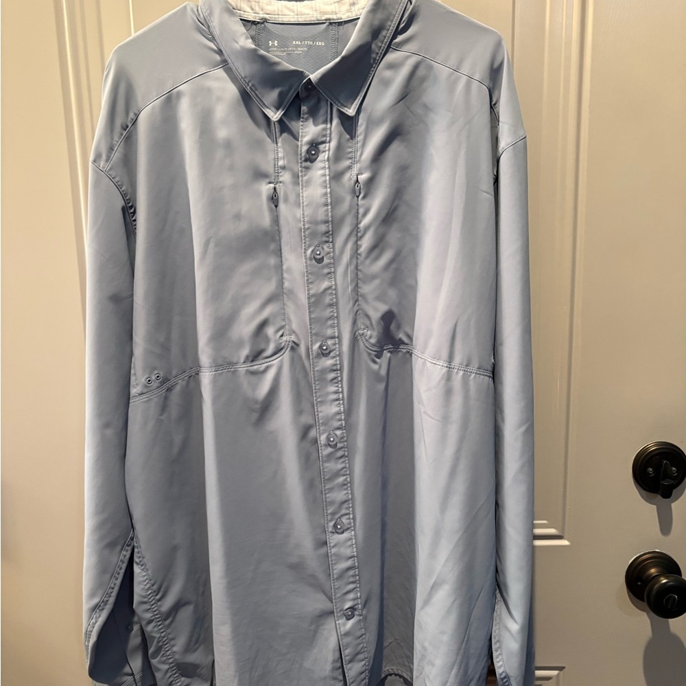 Under Armour Blue Plaid Shirt